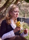 Chelsea Clinton talks in South Texas