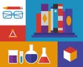 Chemistry Retro Illustration