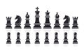 Chess Icons. Vector Illustrati...
