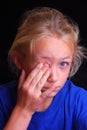 Child With Sore Eye