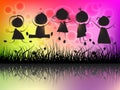 Children Jumping