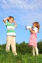 Children On Nature And Play Wi...