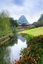 Chinese Garden, Wind And Rain ...