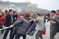 Chinese people are tug-of-war