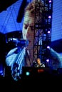 Chris Martin playing piano