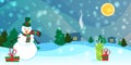 Christmas Landscape Background