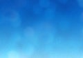 Christmas Snow Scene Blue