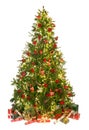 Christmas Tree On White