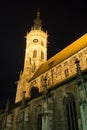 Church of Bad Urach at night