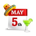 Cinco De Mayo Calendar Icon