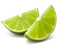 Citrus Lime Fruit Segment Isol...