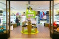 Clarks shoes retail outlet of the britain based international shoe manufacturer and retailer at k shopping mall in hong kong Royalty Free Stock Images