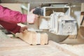 Closeup Carpentry Wood Cross C...
