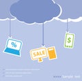 Cloud Sale Background