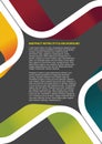 Colorful Abstract Retro Vector...
