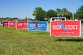 Colorful  Election vote sign voting for Rick Scott for Florida Governer
