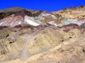Colorful mountains along artist drive in death valley national park california usa Royalty Free Stock Photography
