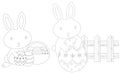Colouring Easter Bunnies