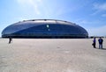 Construction of ice hockey rink in Sochi