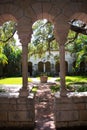 Garden View In A Monastery.