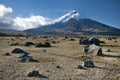 Cotopaxi volcano in ecuador
