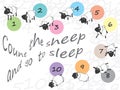 Count the sheep and go to sleep