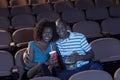 Couple Watching Movie Together
