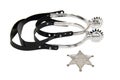 Cowboy spurs and star