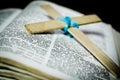 Cross And Bible.