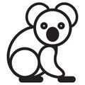 Cute Animal Loala - Illustration