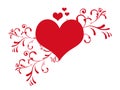 Cute valentine's day heart ve