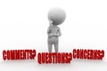 3d Man Comments, Concerns, Problems and Complaints
