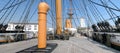 Deck of HMS Warrior - Portsmouth