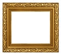 Decorated gold plated frame