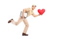 Delivery Boy Delivering Heart ...