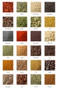 Different Spices Isolated On W...