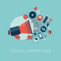 Digital Marketing Concept Illu...