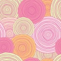 Doodle Circle Texture Seamless...