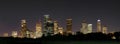 Downtown Houston Night Pano