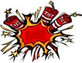 Dynamite Explosion Cartoon Ill...