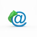 E mail concept with reflections Royalty Free Stock Photos
