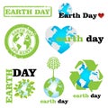 Earth day logos