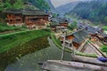 East Asia, South West China, ethnic village in mountain area.