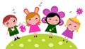 Easter Cute Happy Party Kids, ...