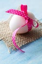 Easter Egg On Jute
