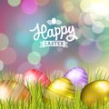 Easter Eggs Background
