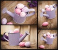 Easter Eggs In Watering Can