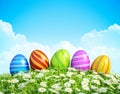 Easter Background With Ornate ...