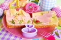 Easter Sandwiches With Bunny F...