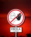 Ebola Outbreak sign